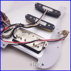 Prewired Loaded Strat Pickguard Set, SSH Alnico 5 Humbucker Pickups for Fender St Prewired Loaded Strat Pickguard Set, SSH Alnico 5 Humbucker Pickups for Fender St