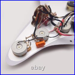 Prewired Loaded Strat Pickguard Set, SSH Alnico 5 Humbucker Pickups for Fender St Prewired Loaded Strat Pickguard Set, SSH Alnico 5 Humbucker Pickups for Fender St