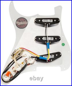 Pro SSS Guitar Pre-Wired Pickguard Loaded Strat Pickguard with Artec Staggered A