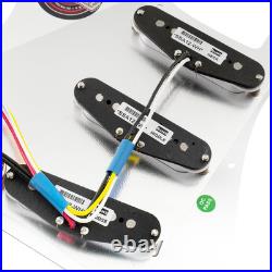 Pro SSS Guitar Pre-Wired Pickguard Loaded Strat Pickguard with Artec Staggered A