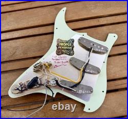 Proper Pickguards'64 Closetcaster Loaded Strat Pickguard Mint Green 11-Hole