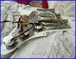 Proper Pickguards The McCready Stratocaster Loaded Pickguard-Mint on Mint Proper Pickguards The McCready Stratocaster Loaded Pickguard-Mint on Mint