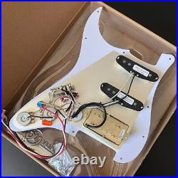 Purple Pearl SSH Guitar Prewired Loaded Pickguard Fit Stratocaster Strat