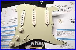 QUADSTAR GT Single Run US Loaded Fender Stratocaster Pickguard Noiseless