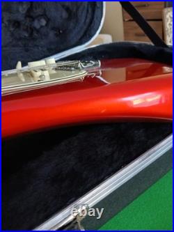 Red Mim Fender Stratocaster, 920D Duncan Hot Rails Loaded Pickguard, coil split