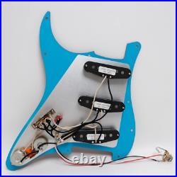 Red SSS Guitar Prewired Loaded Pickguard, Alnico Pickups, Multi Tone Fit Strat