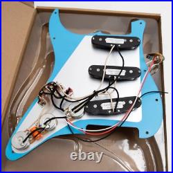 Red SSS Guitar Prewired Loaded Pickguard, Alnico Pickups, Multi Tone Fit Strat