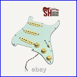 SHG5014 Hot Modern Noiseless Loaded Stratocaster Pickguard USA Spec Wiring New