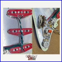 SHG5014 Hot Modern Noiseless Loaded Stratocaster Red Tortoise USA Spec Wiring