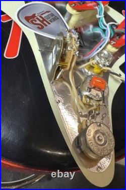 SHG5014 Modern Noiseless Prototype Loaded Stratocaster Pickguard USA Spec Wiring SHG5014 Modern Noiseless Prototype Loaded Stratocaster Pickguard USA Spec Wiring
