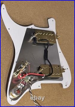 SH GuitarWorks Custom Stratocaster HH Loaded Pickguard Alnico 5 USA Electronics