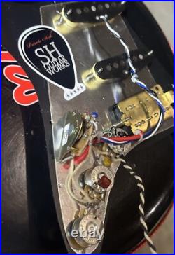 SH GuitarWorks Custom Stratocaster HSS Loaded Pickguard Alnico 5 USA Electronics