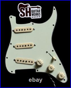 SH GuitarWorks Custom Stratocaster Hand Wound SSS Loaded Pickguard & USA Wiring