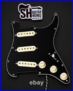 SH GuitarWorks Custom Stratocaster Hand Wound SSS Loaded Pickguard & USA Wiring