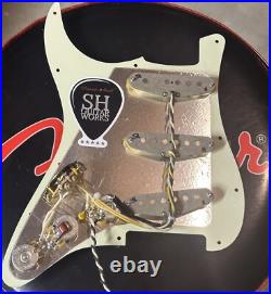 SH GuitarWorks Custom Stratocaster Hand Wound SSS Loaded Pickguard & USA Wiring