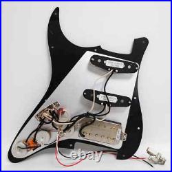SSH Prewired Loaded Pickguard Alnico 5 Humbucker Pickup for Fender Strat Guitar SSH Prewired Loaded Pickguard Alnico 5 Humbucker Pickup for Fender Strat Guitar
