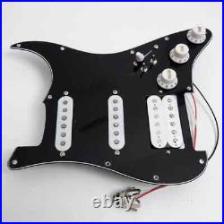 SSH Prewired Loaded Pickguard Alnico 5 Humbucker Pickup for Fender Strat Guitar SSH Prewired Loaded Pickguard Alnico 5 Humbucker Pickup for Fender Strat Guitar