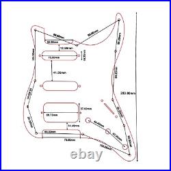 SSH Prewired Loaded Pickguard Multifunctional Pickguard for Fender Strat Guitar