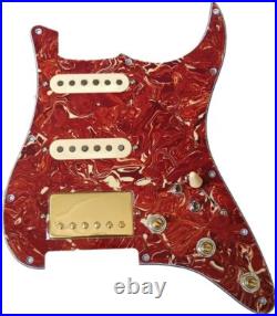 SSH Prewired Loaded Pickguard with Alnico 5 Pickups for Fender Strat Guitar