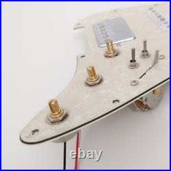 SSH Prewired Loaded Pickguard with Alnico 5 Pickups for Fender Strat Guitar
