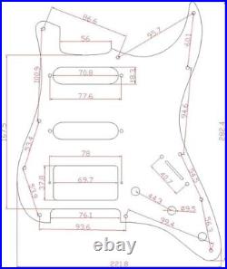 SSH Prewired Loaded Pickguard with Alnico V Pickups for Fender Strat Guitar SSH Prewired Loaded Pickguard with Alnico V Pickups for Fender Strat Guitar