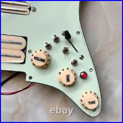 SSH Prewired Loaded Pickguard with Yellow Mini Pickups for Fender Strat Guitar
