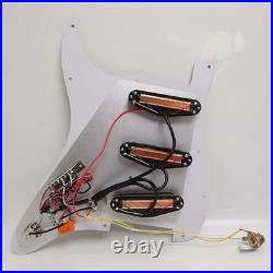 SSS Dual Blades Guitar Loaded Prewired Pickguard Fit Stratocaster Strat