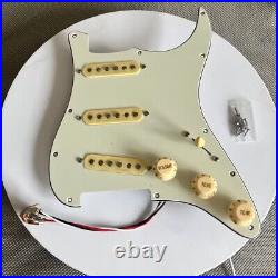 SSS Guitar Loaded Prewired Pickguard Plate Fit Fender Stratocaster Strat