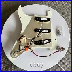 SSS Guitar Loaded Prewired Pickguard Plate Fit Fender Stratocaster Strat