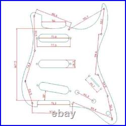 SSS Prewired Loaded Pickguard 3 Toggle 3 Phase Switch for Fender Strat Guitar