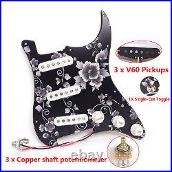 SSS Prewired Loaded Pickguard V60 Alnico 5 Pickups for Fender Strat Guitar SSS Prewired Loaded Pickguard V60 Alnico 5 Pickups for Fender Strat Guitar
