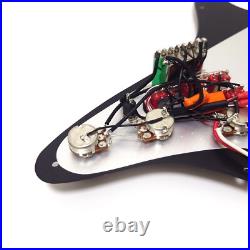 SSS Prewired Loaded Pickguard with Dual Rail Pickups for Fender Strat Guitar