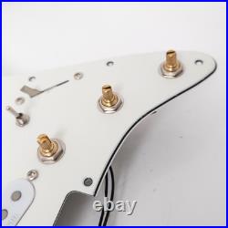 SSS Prewired Loaded Pickguard with Single Coil Pickup for Fender Strat Guitar