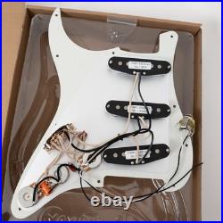 SSS Prewired Loaded Pickguard with Single Coil Pickup for Fender Strat Guitar