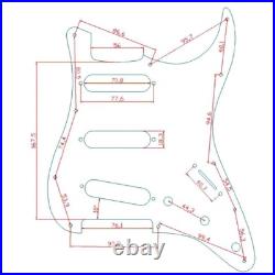 SSS Prewired Loaded Pickguard with Single Coil Pickup for Fender Strat Guitar