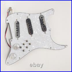 SSS Prewired Loaded Pickguard with Single-coil Pickups for Fender Strat Guitar