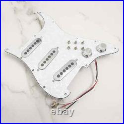 SSS Prewired Loaded Pickguard with Single-coil Pickups for Fender Strat Guitar