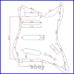 SSS Prewired Loaded Strat Pickguard Set Multifunction Switch V69 Pickups CTS