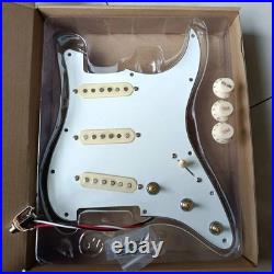 SSS Prewired Loaded Strat pickguard Set, Alnico 5 1 Pickups Set For Fender ST