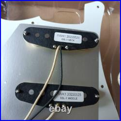 SSS Prewired Loaded Strat pickguard Set, Alnico 5 1 Pickups Set For Fender ST