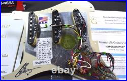 STEAMTRAIN Fender Loaded Stratocaster Pickguard HYPERSHIFTERT US Tex-Mex Mix STEAMTRAIN Fender Loaded Stratocaster Pickguard HYPERSHIFTERT US Tex-Mex Mix