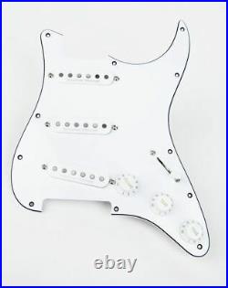 Seymour Duncan Classic Fully Loaded Liberator Pickguard for Strat white