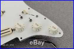 Seymour Duncan Cool/Vintage/Hot Rails Loaded Strat Pickguard 7-Way Switch, PA/AW