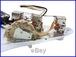 Seymour Duncan HSH P-Rails Loaded Strat Pickguard White Pearl / White