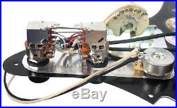 Seymour Duncan P-Rails HH Loaded Strat Pickguard White Pearl / Black