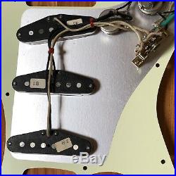 Seymour Duncan SSL-2 Vintage Flat PIO Loaded Prewired Strat Pickguard Harness
