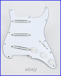 Seymour Duncan Triple Rails (Hot Rails) Loaded Pickguard white