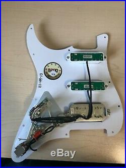 Seymour duncan Fat Everything Loaded Strat Pickguard White/White