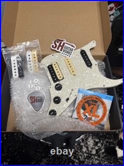 Sh Guitar Works Fender Loaded Pick Guard Kurt Cobain Zebra Daddario Strings