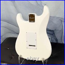 Squier FSR by Fender Loaded Strat Body in White with White Pearloid Pickguard